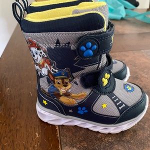 Paw Patrol light up winter boots